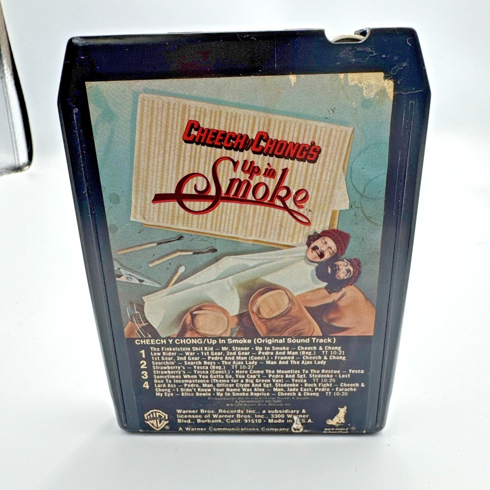 Cheech & Chong Up In Smoke 8 Track Tape ORIGINAL SOUND TRACK